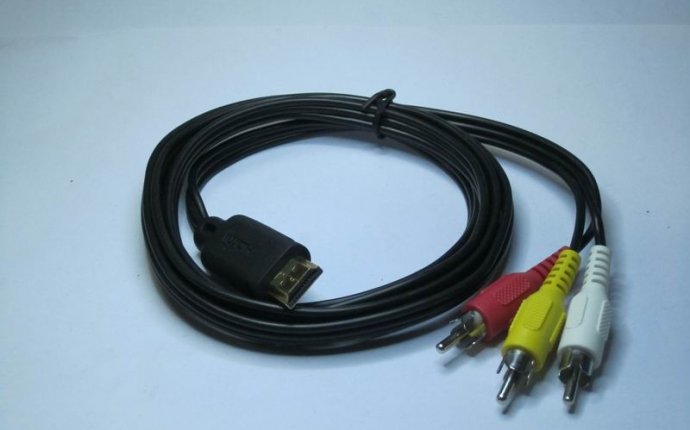 Переходник hdmi на тюльпан