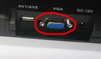 vga телевизор Как подключить ноутбук к телевизору